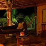 restaurant at night